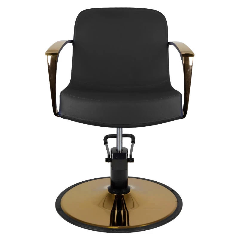 Hairdressing chair Gabbiano Bologna golden black