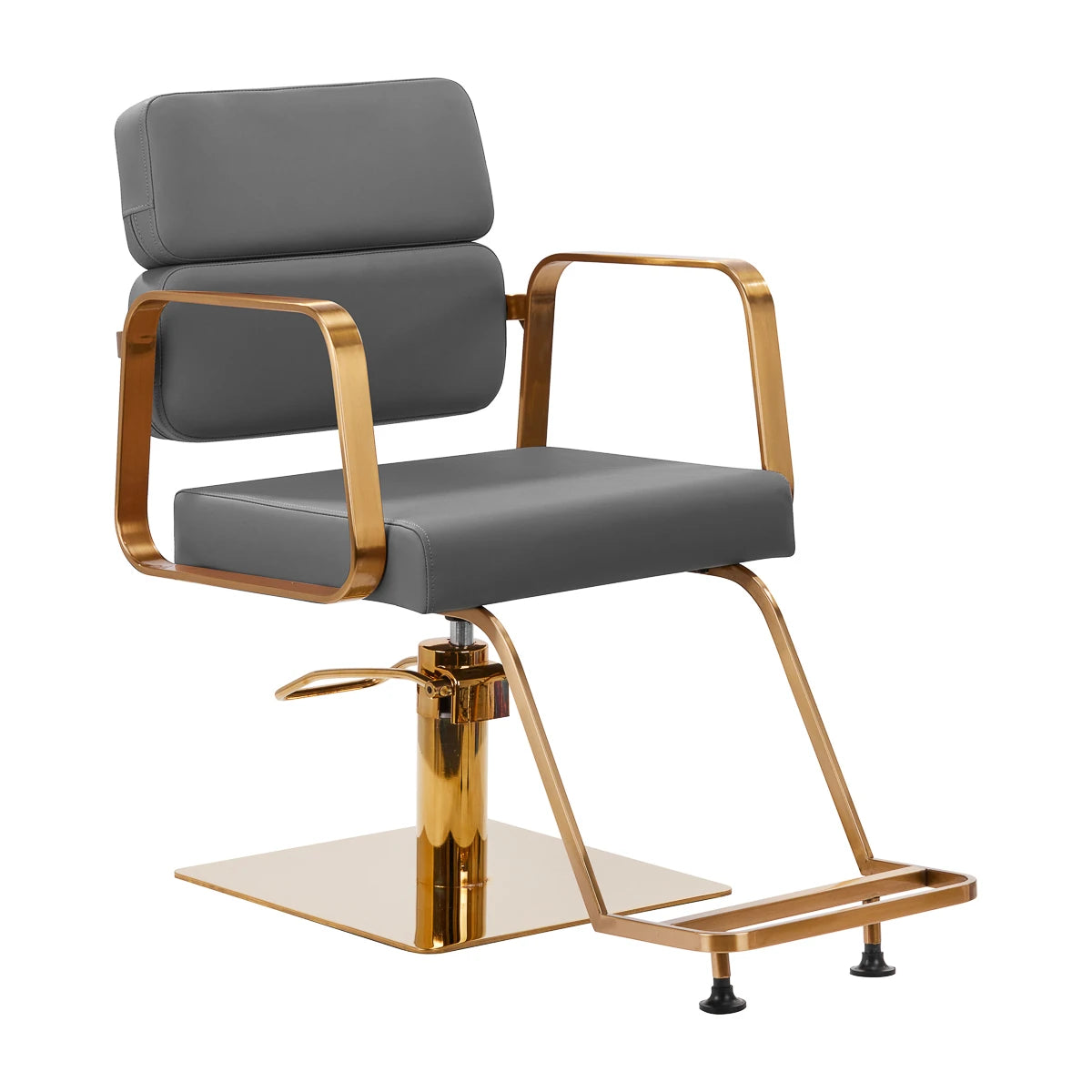 Hairdressing chair Gabbiano Porto golden-gray