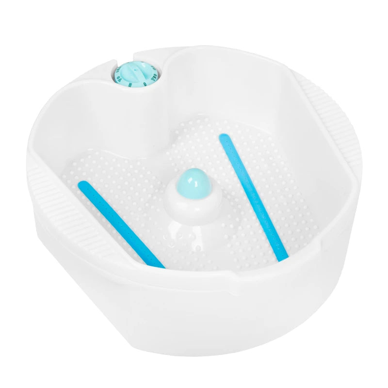 Hydraulisk fotvårdsstol, vit med massager 308