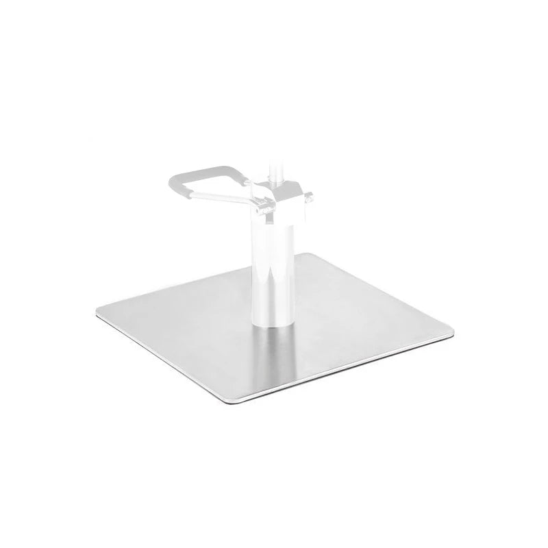 Square inox l009 base for the barber chair