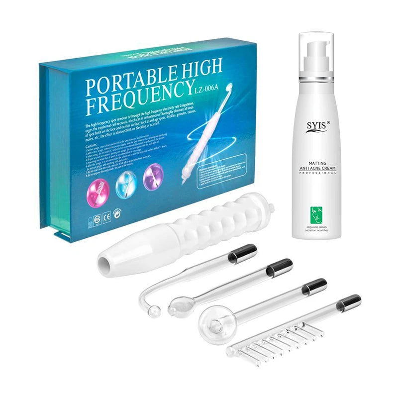 SYIS Darsonval LZ-006A 10W enhet + Anti-acne mattecreme 50 ml