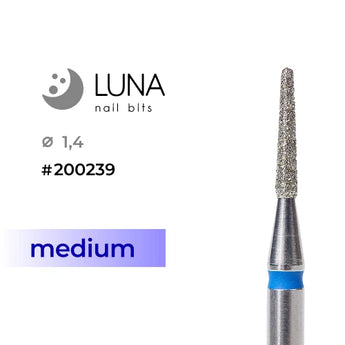 Luna Bits Diamantborr Kon - 1,4-8 mm Blå, Medium