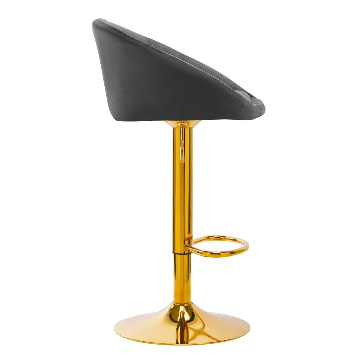 4RICO Barberarstol QS-B16G Velvet, Grå