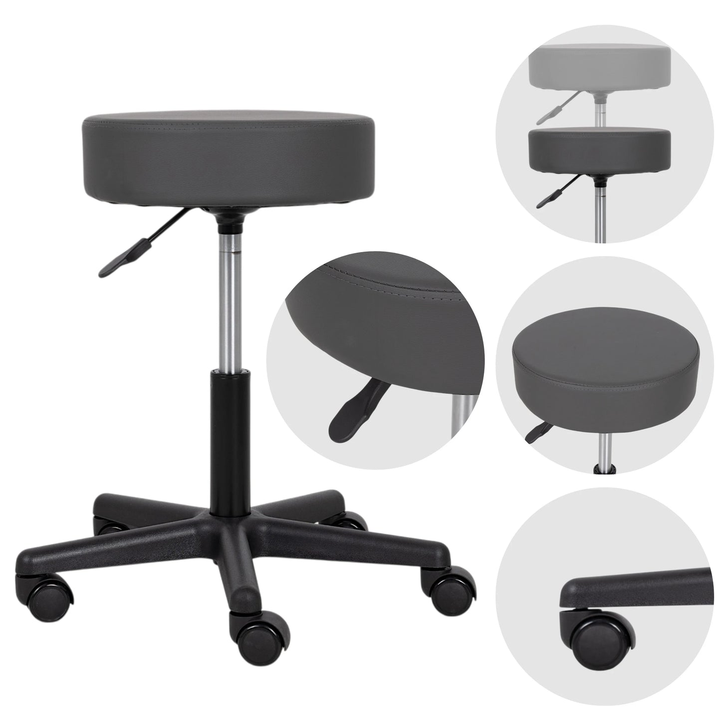 Stool TIMO, Comfy Base k521 grey