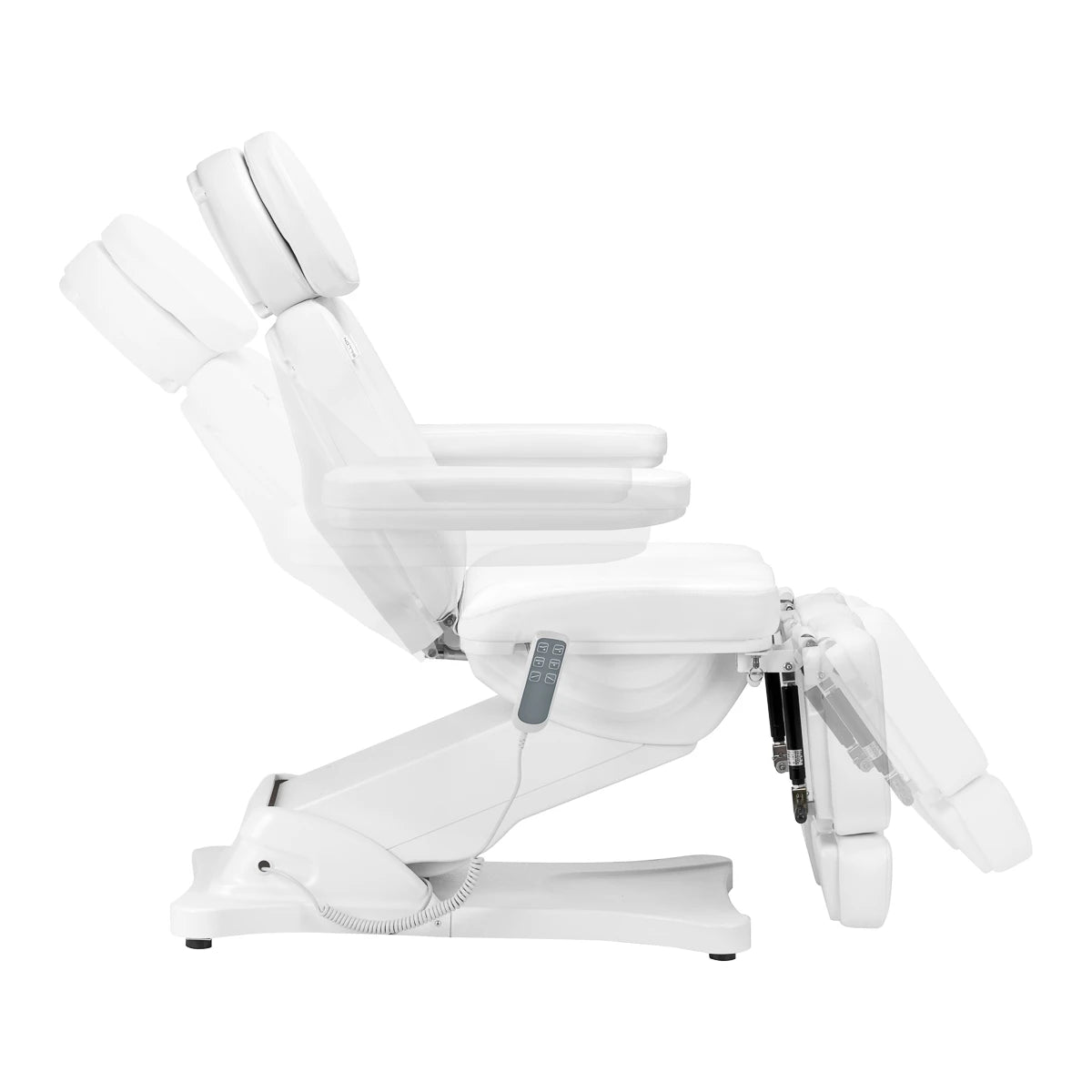SILLON CLASSIC PEDI fotvårdsstol, 3 motorer, vit med fotavlastning