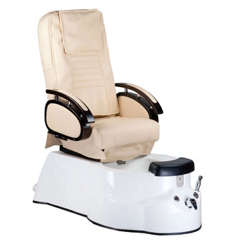 Fotvårdsstol med massage BR-3820D, cream