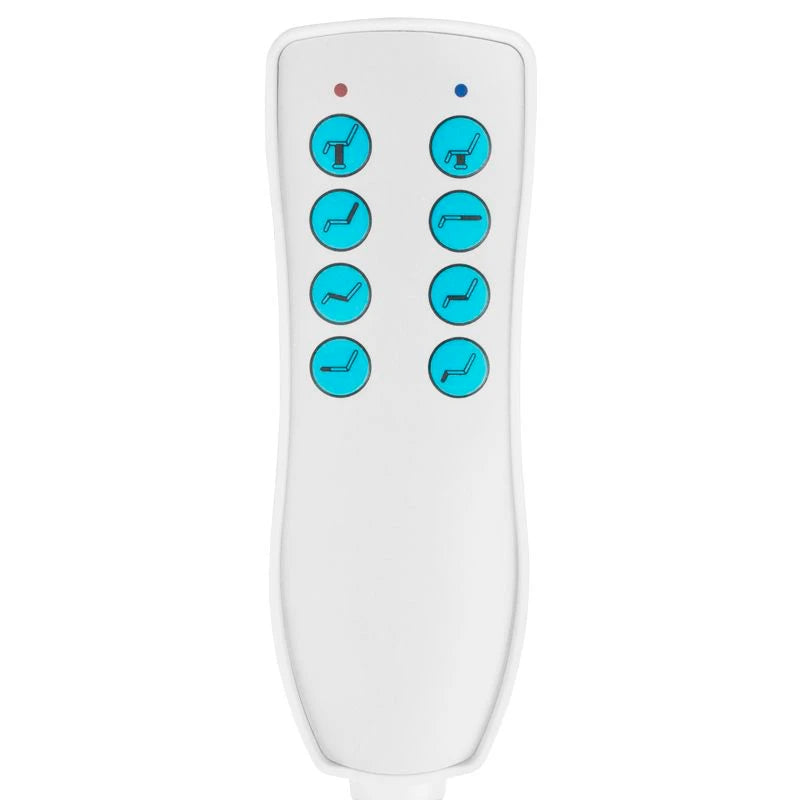 Beauty bed-couche 872, 4 motors, white