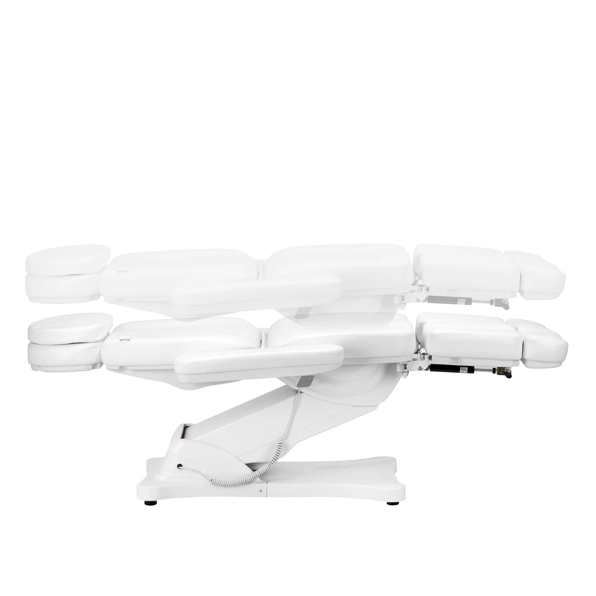 SILLON CLASSIC PEDI fotvårdsstol, 3 motorer, vit med fotavlastning
