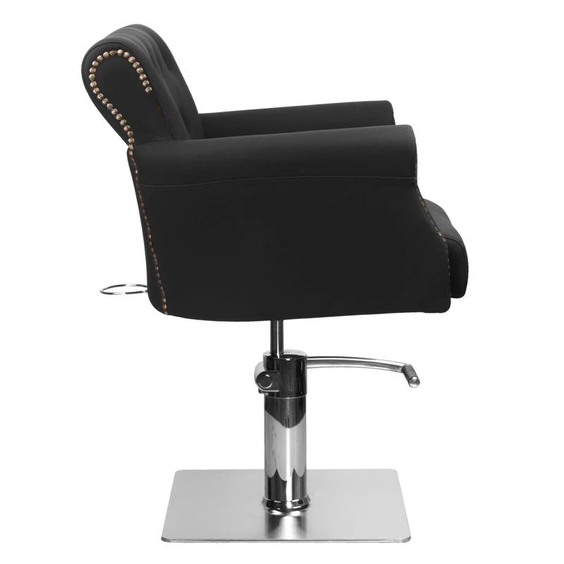 Hair System BER 8541 frisörstol svart