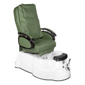 Fotvårdsstol med massage BR-3820D, grön