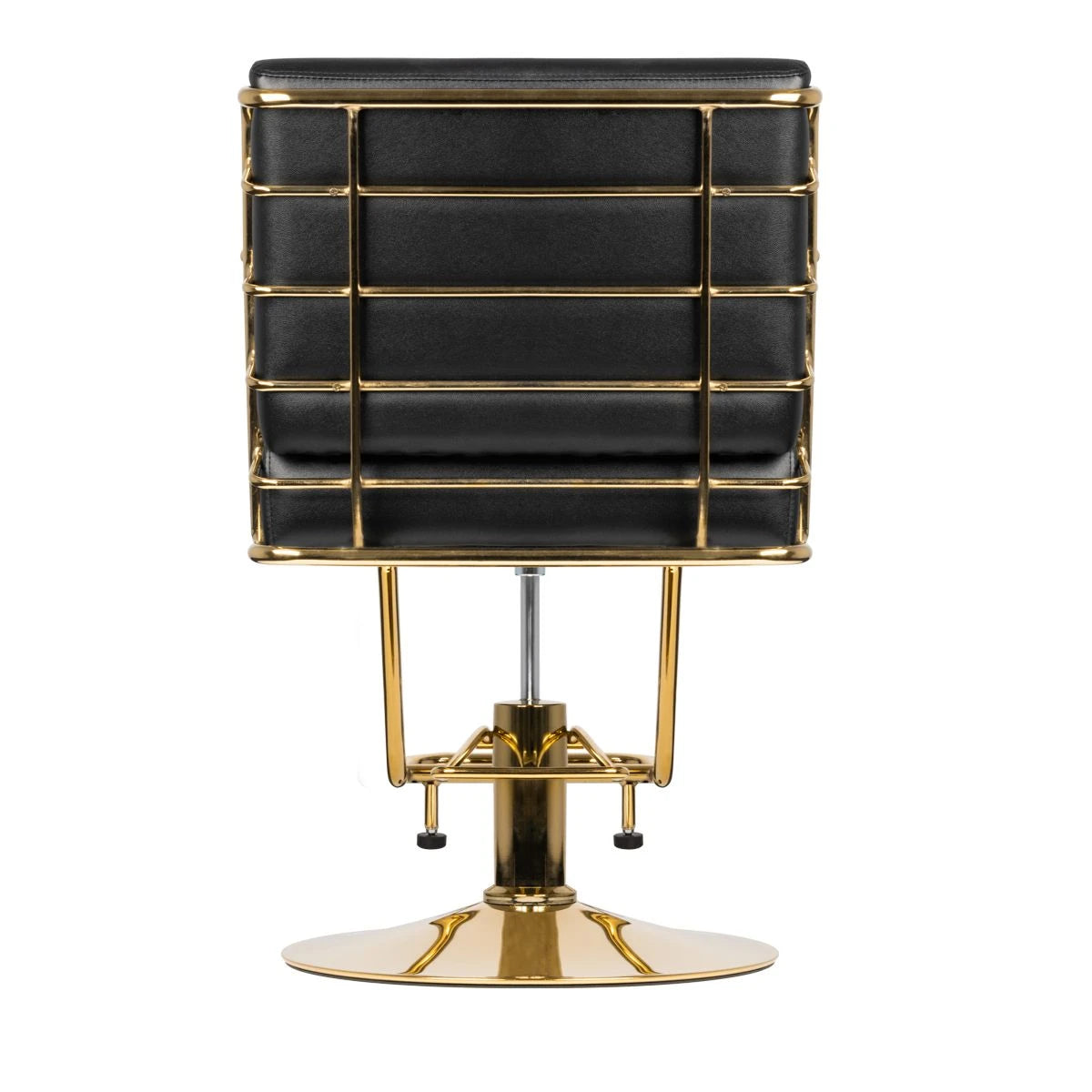 Hairdressing chair GABBIANO PRATO GOLD - BLACK