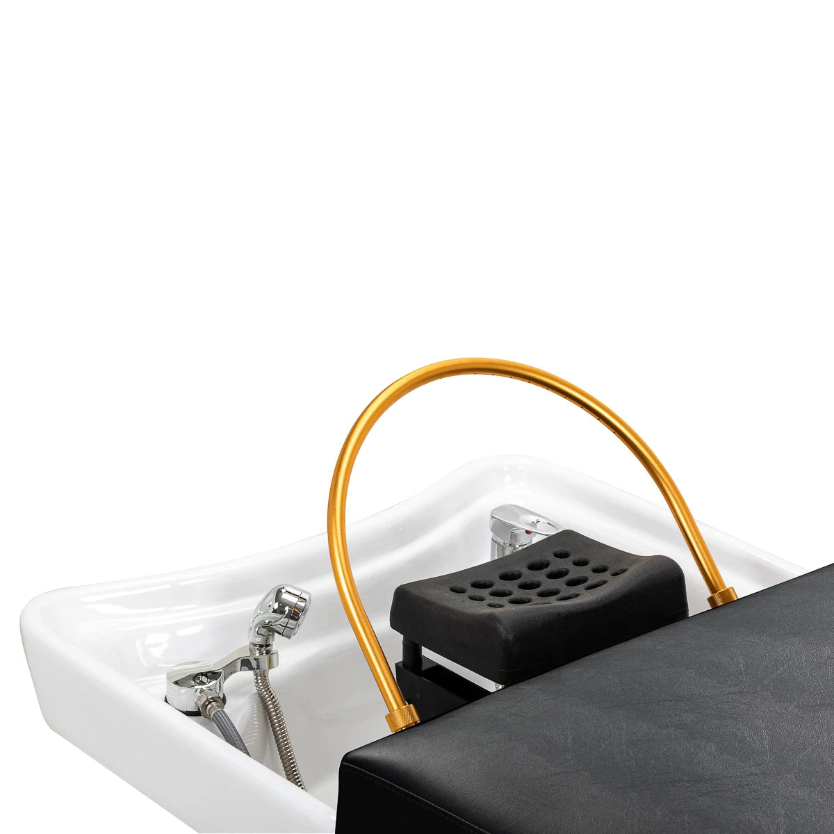 Gabbiano Head Spa Bali hair washing bed black
