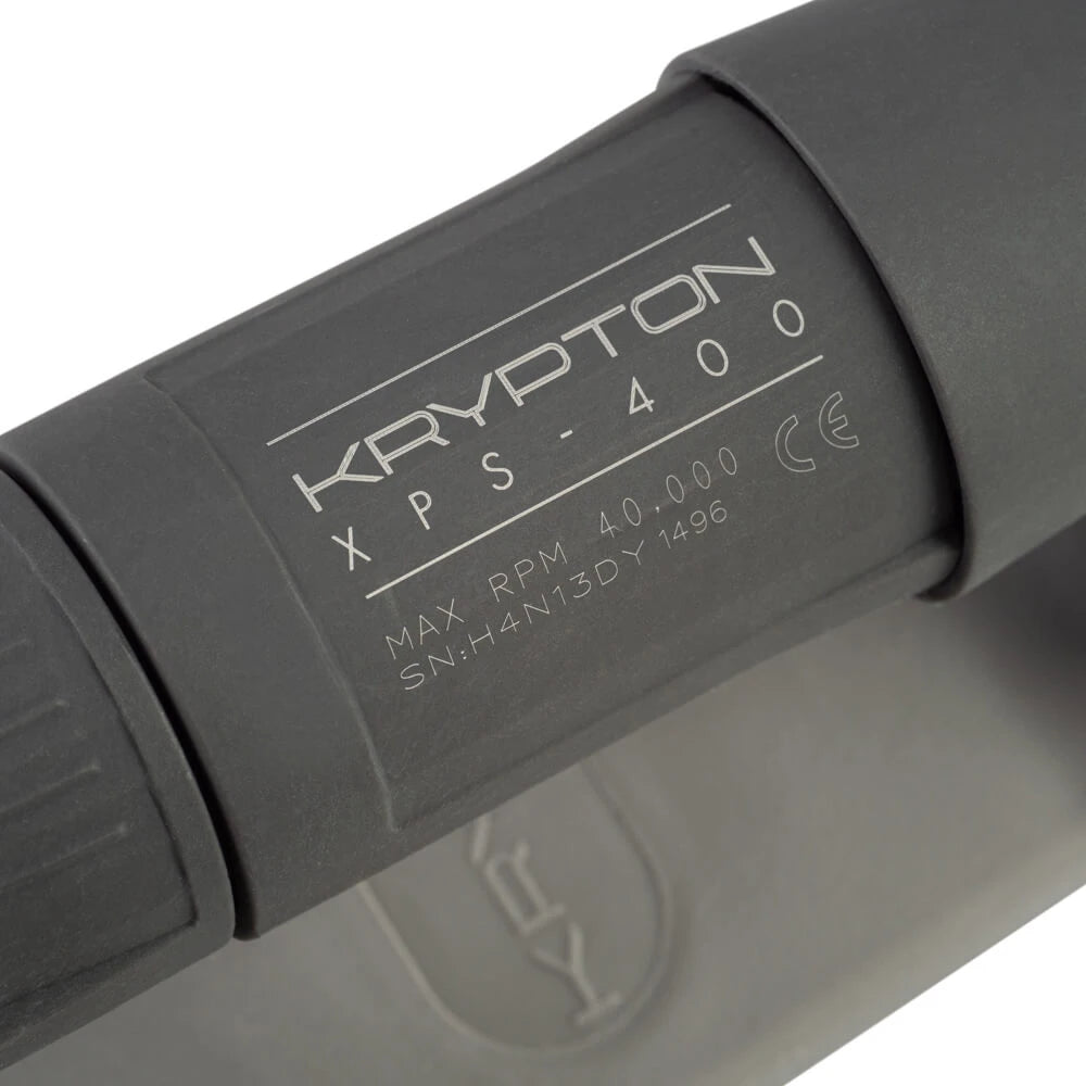 Nail Drill KRYPTON XPS-400 WHITE/PURPLE at 65 W and 40,000 rpm. for manicure and pedicure
