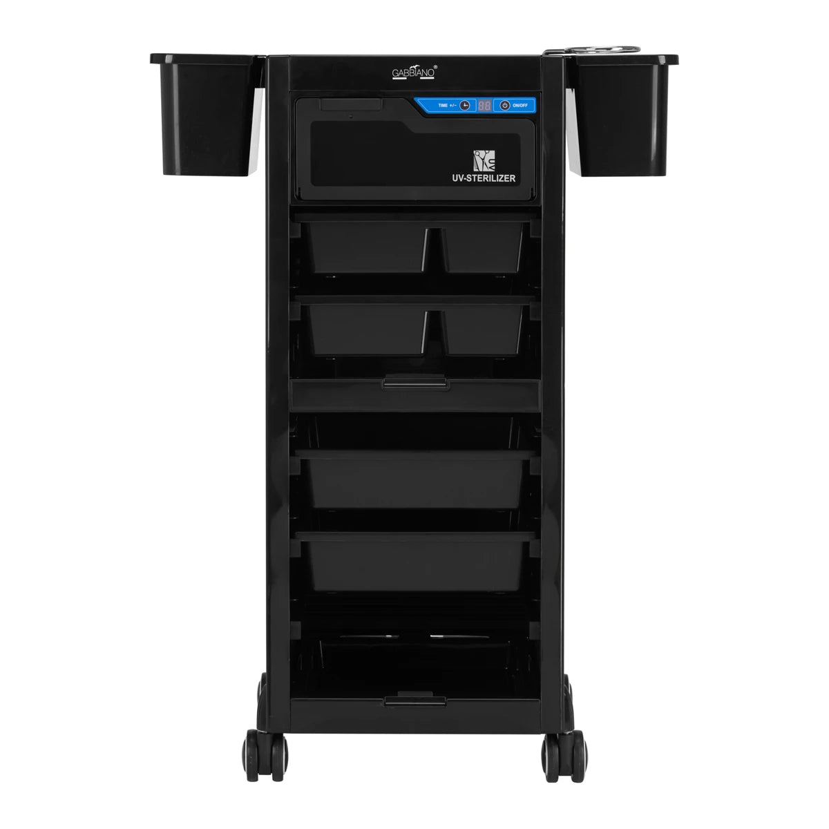 GABBIANO Frisörvagn med UV-sterilisator 68UV svart
