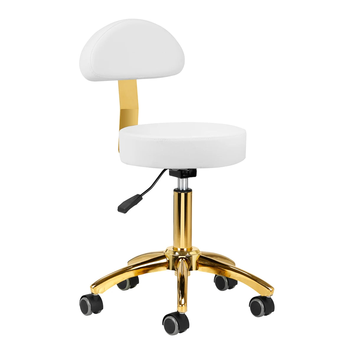 Behandlingsstol AM-304G guld-vit