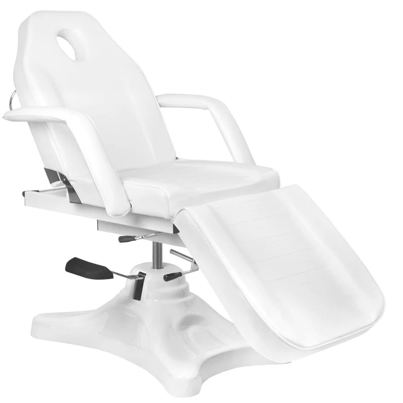Hydraulic Beauty bed-couche A 234d with cradle, white