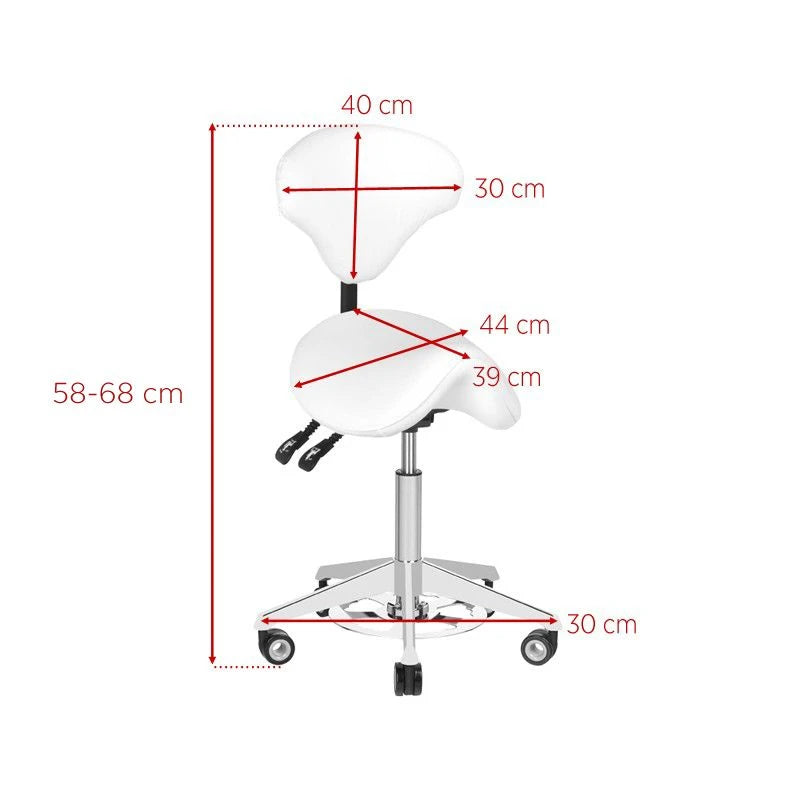 Beauty chair 037f bump-up White
