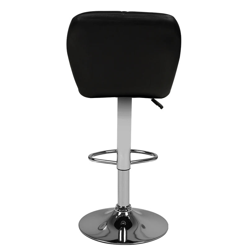 Barberarstol M06 quilted justerbar svart