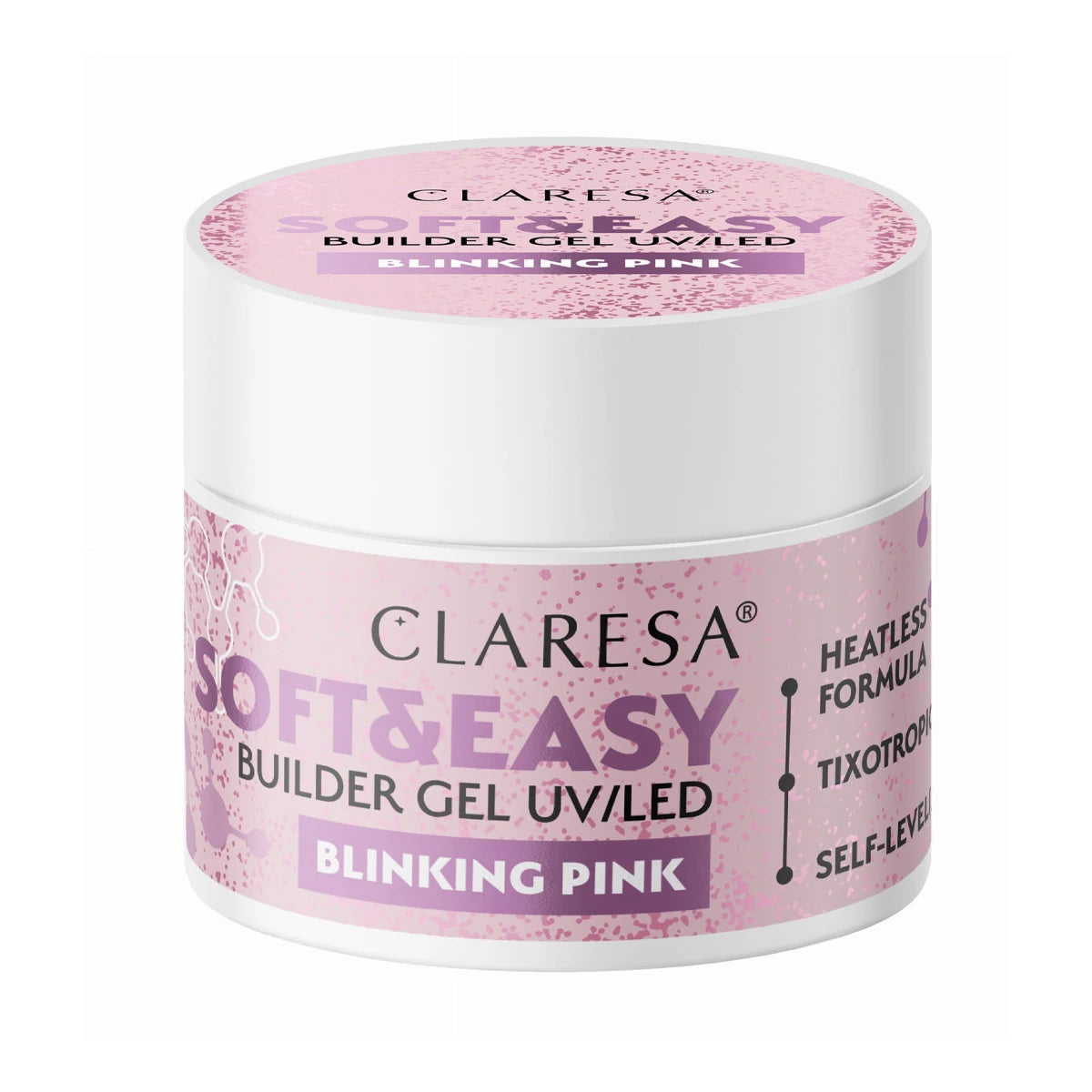 CLARESA Single Phase Gel Soft&Easy blinking pink 45 g