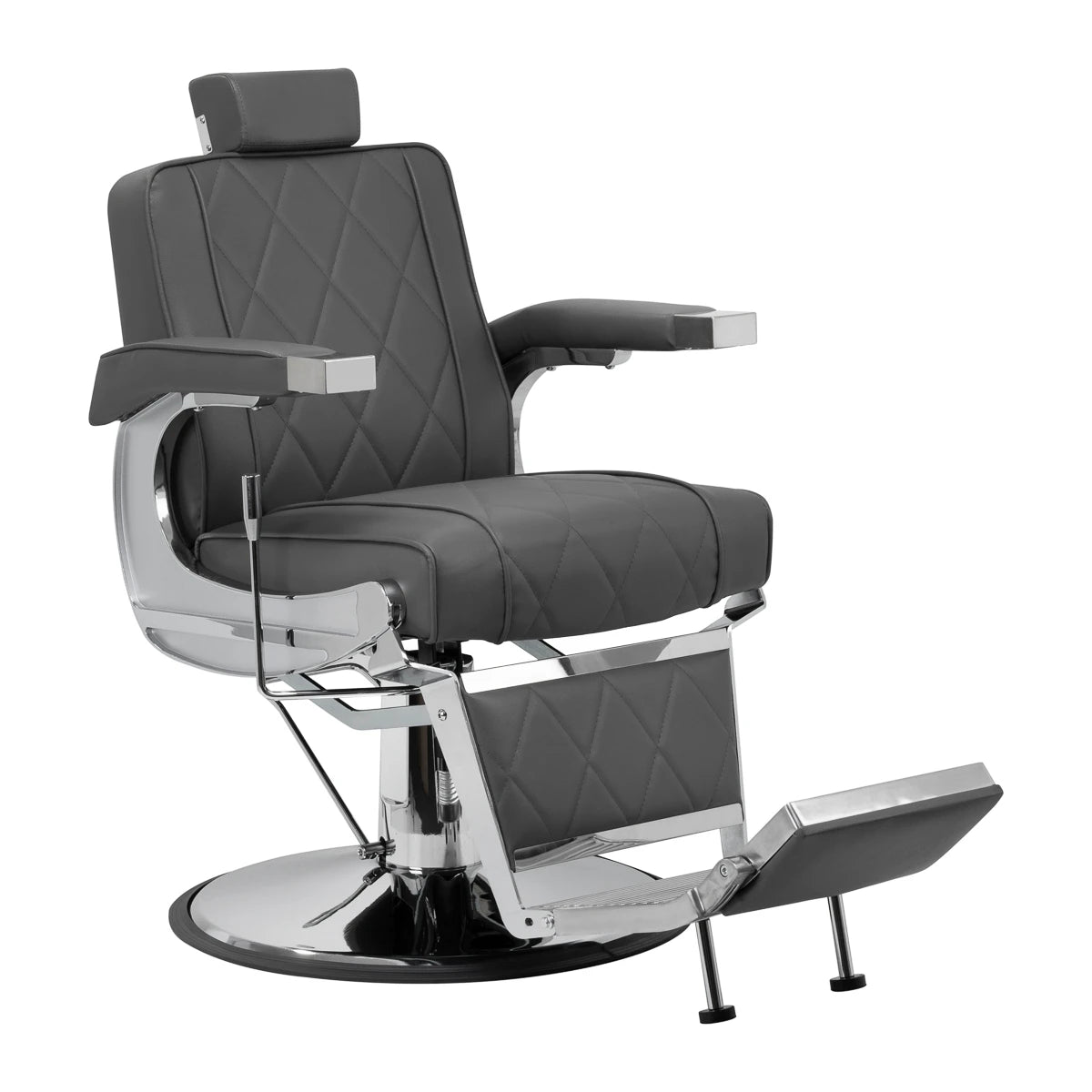 HAIR SYSTEM barberarstol BM88066, grå