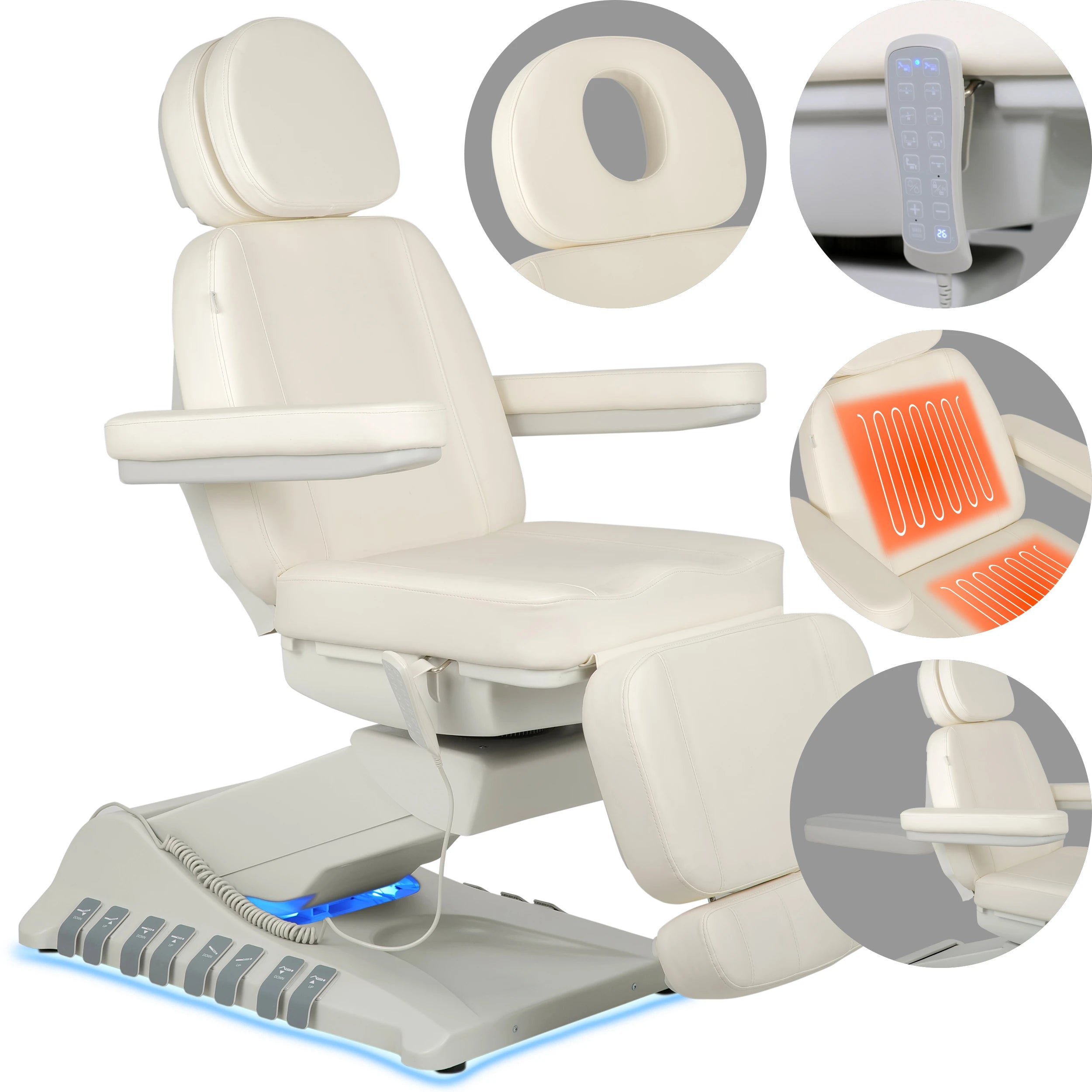 Electric beauty chair Luxoria PRO 5 k701 snow white