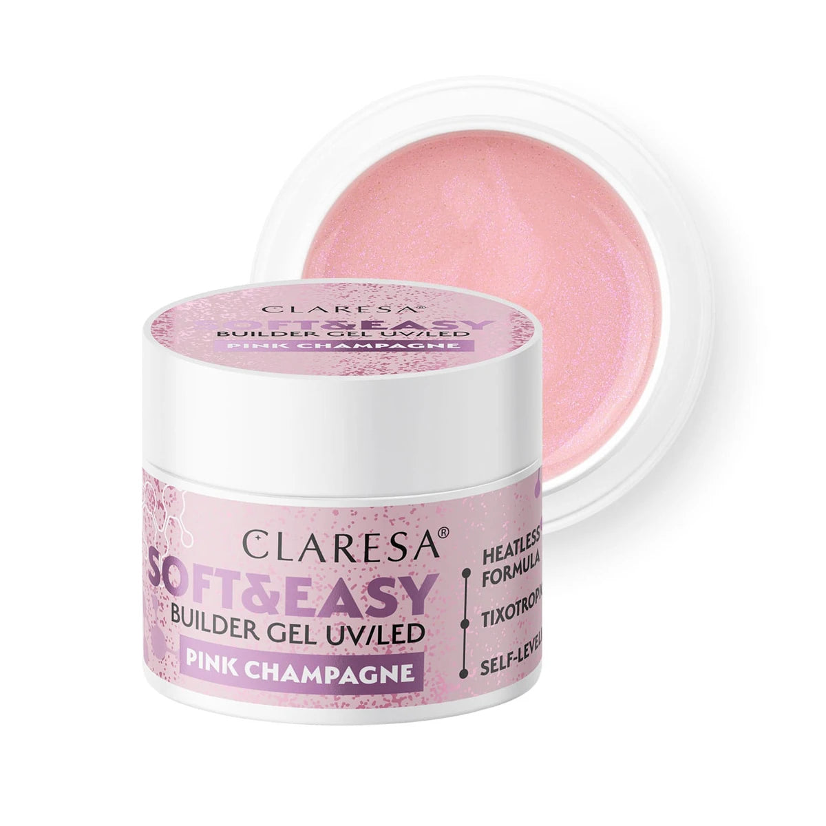 Soft&Easy Single Phase Gel pink champagne 90g