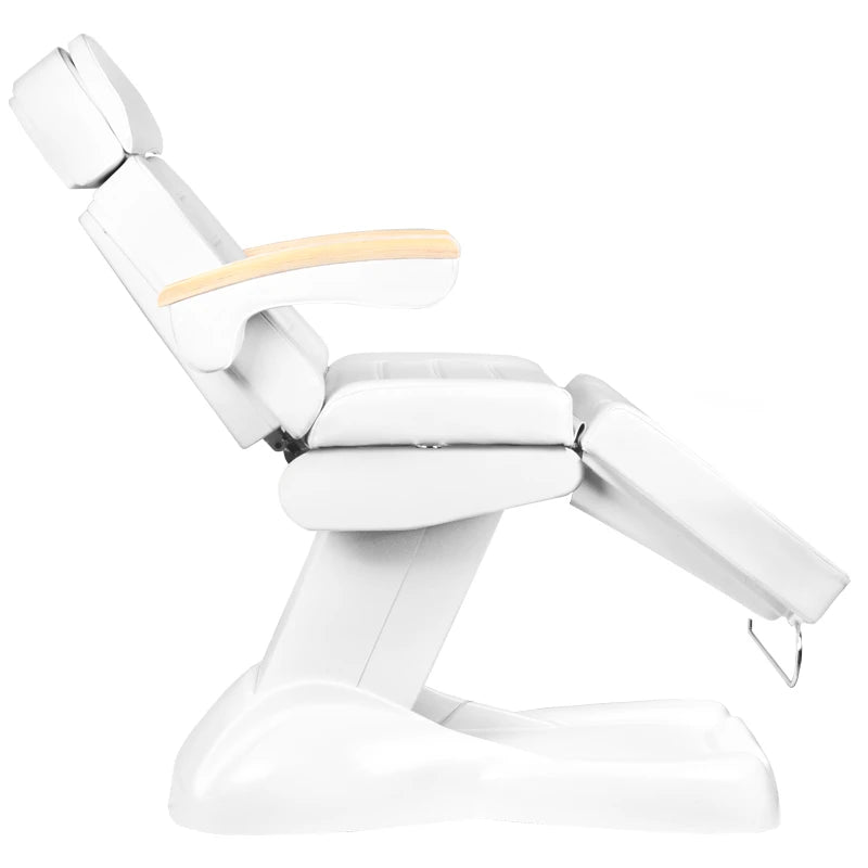 Beauty bed-couche LUX, 3 motors ,white / beech, controlled by phone