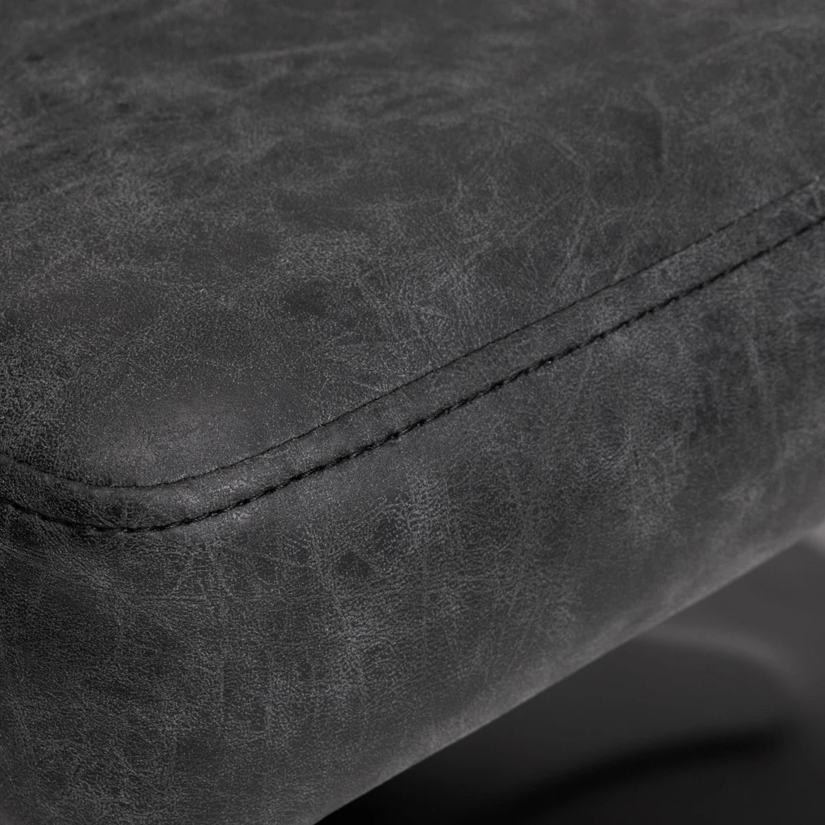 Frisörstol GABBIANO Katania Loft Old Leather svart