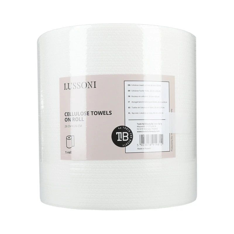 LUSSONI Cellulose Towels in Roll, 26 cm x 26 cm