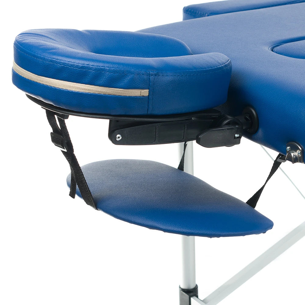 Hopfällbar massagebänk BeautySystem COMFORT 11, blå