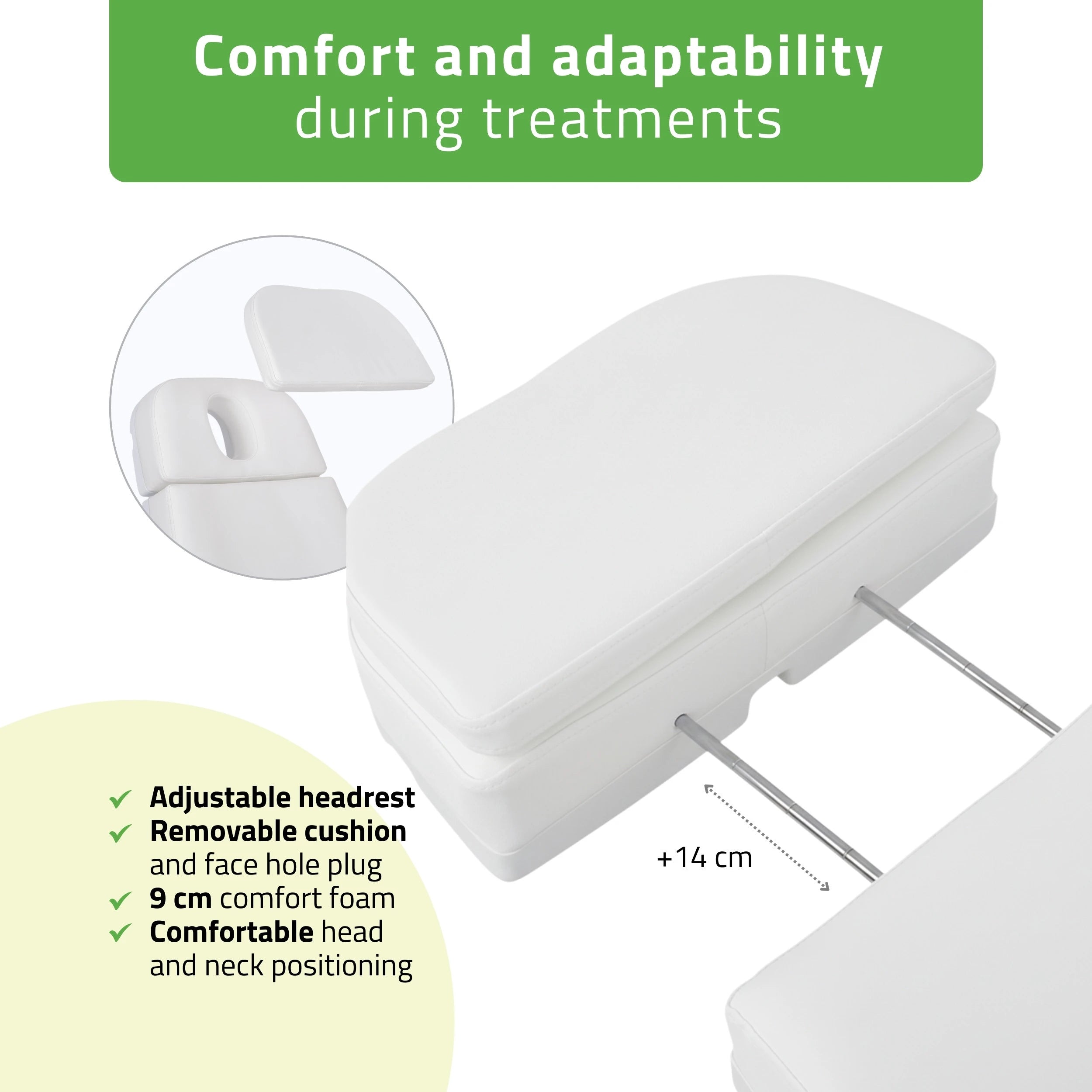 Electric beauty chair Selia PRO 4 Touch Core k301 white