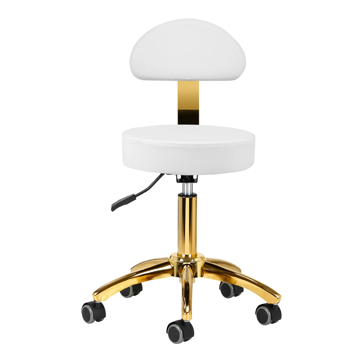 Behandlingsstol AM-304G guld-vit