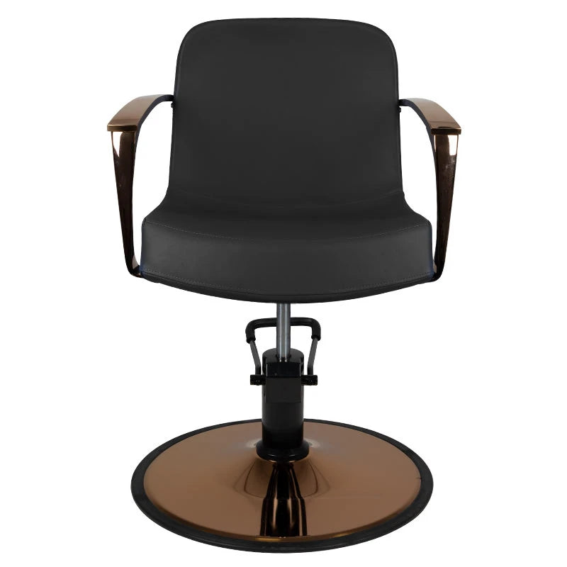 Hairdressing chair Gabbiano Bologna, black