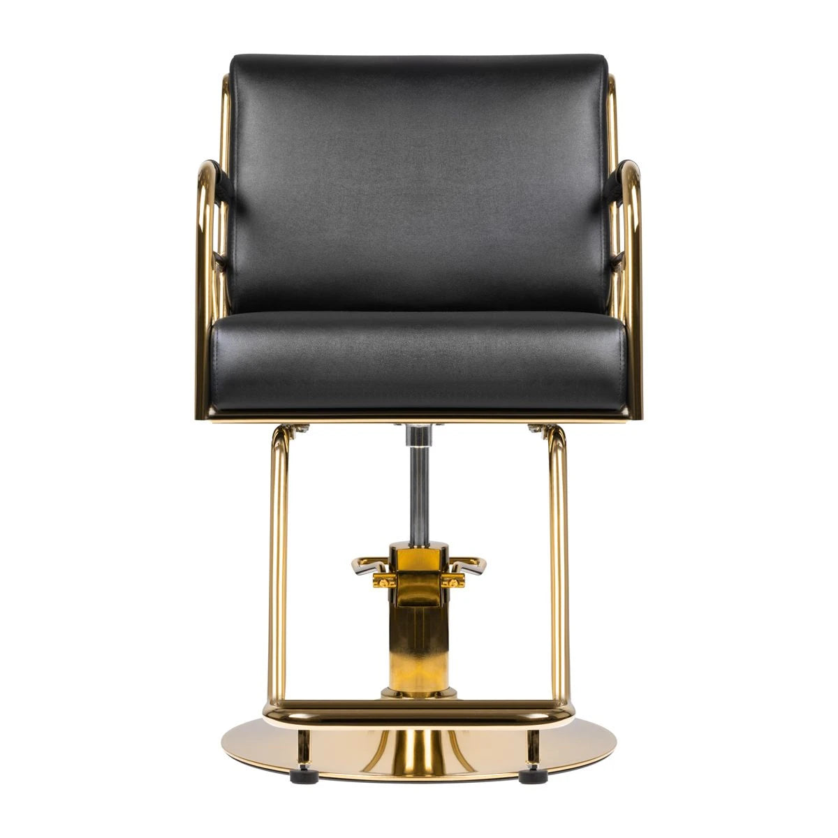 Hairdressing chair GABBIANO PRATO GOLD - BLACK
