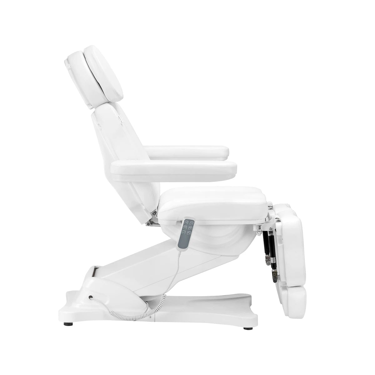 SILLON CLASSIC PEDI fotvårdsstol, 3 motorer, vit med fotavlastning