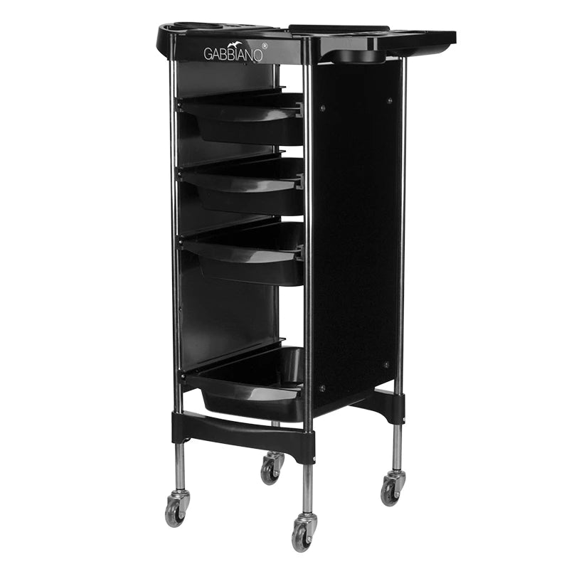 GABBIANO Hairdresser Assistant FX11-2 svart rullvagn