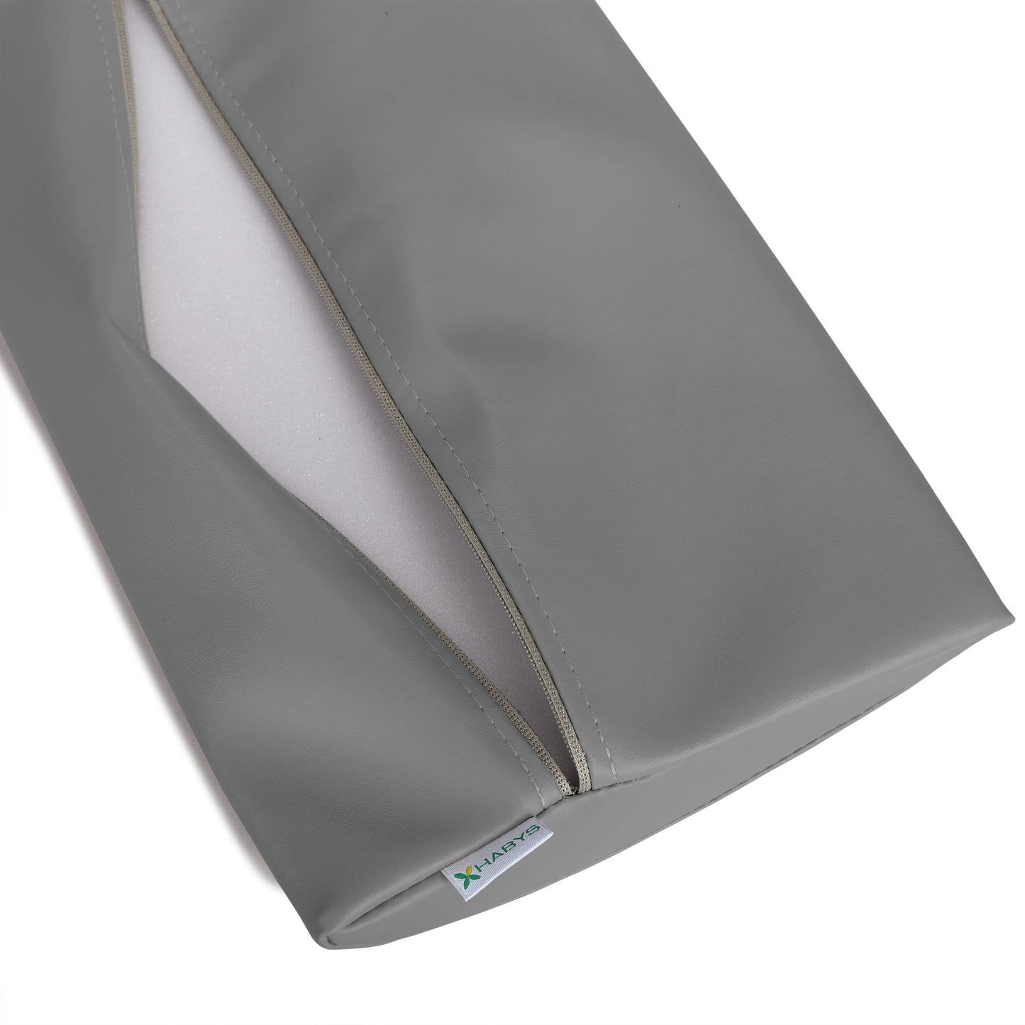 Massagekudde för ryggstöd 40x25x5 cm mjuk grå
