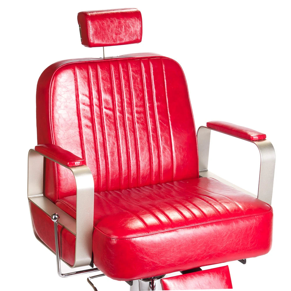 Barber Chair HOMER BH-31237, red