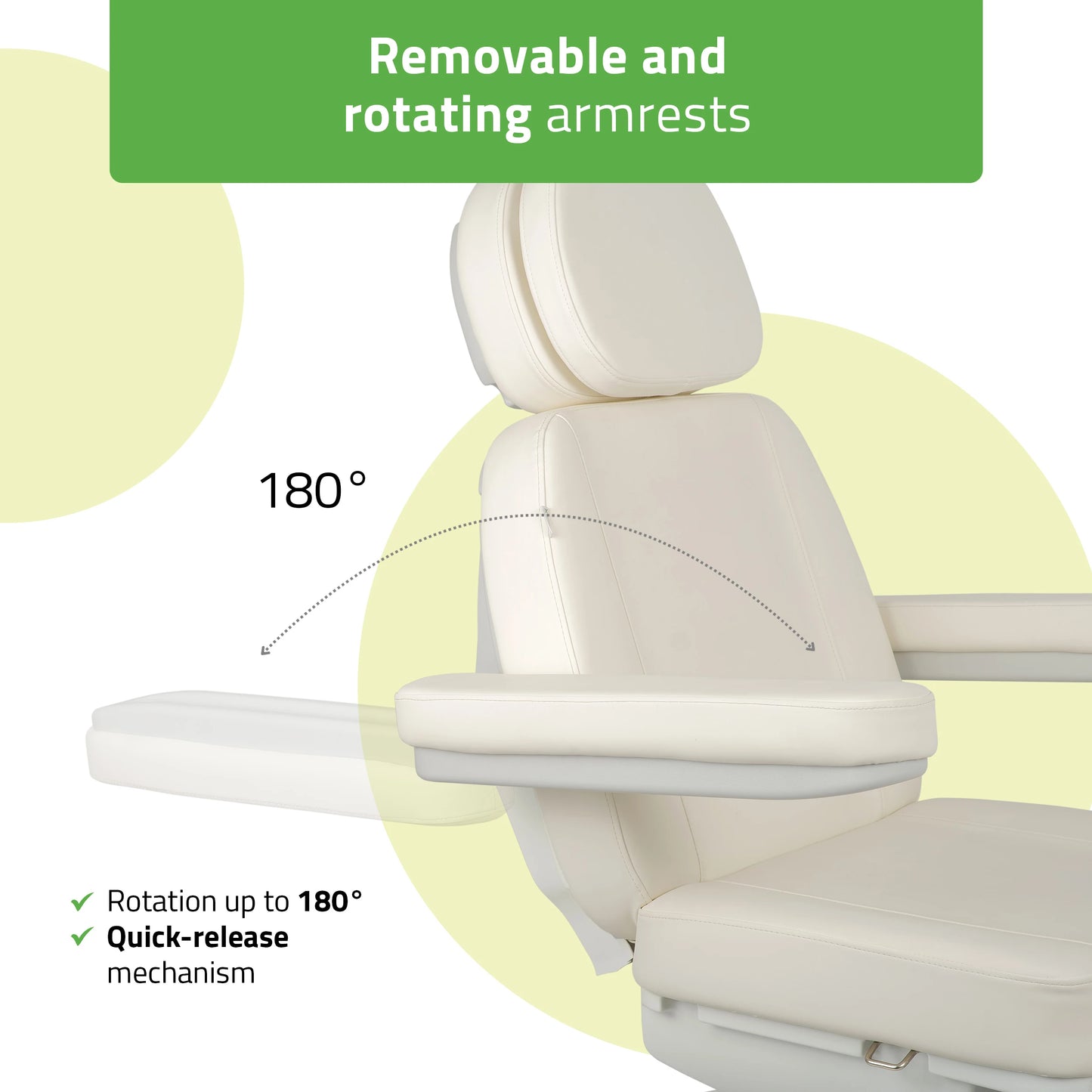 Electric beauty chair Luxoria PRO 5 k701 snow white