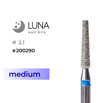 Luna Bits Diamantborr Trunkerad Kon - 2,1/10, Blå Medium