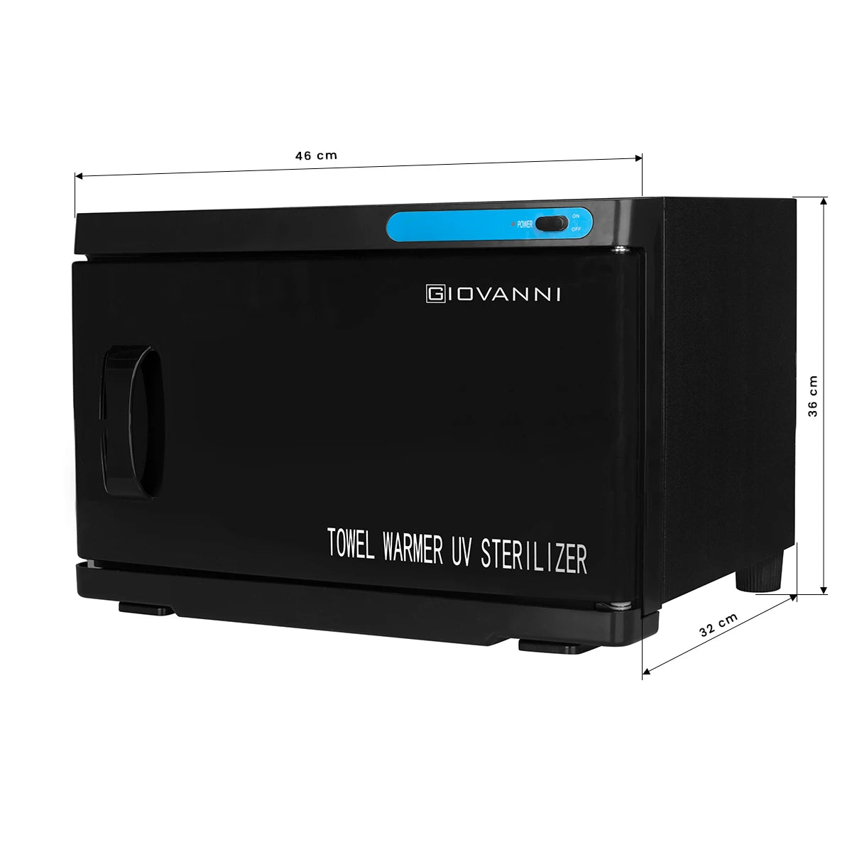 Handduksvärmare med UV-C 16L sterilisator svart