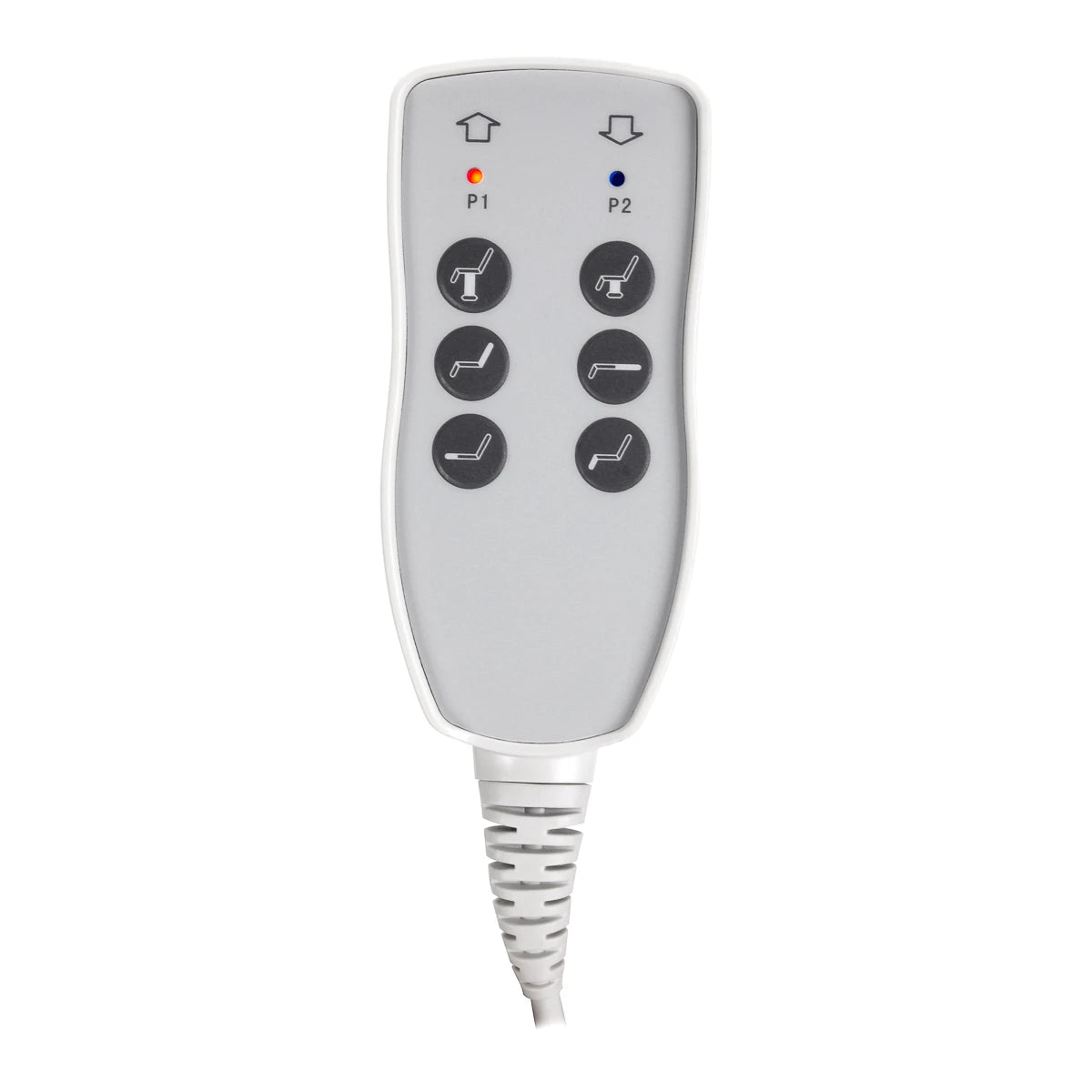 Beauty bed-couche AZZURRO 803D, 3 motors, white