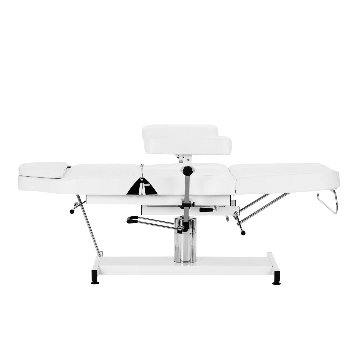Cosmetic hydraulic chair Sillon A 210DH with cradle white
