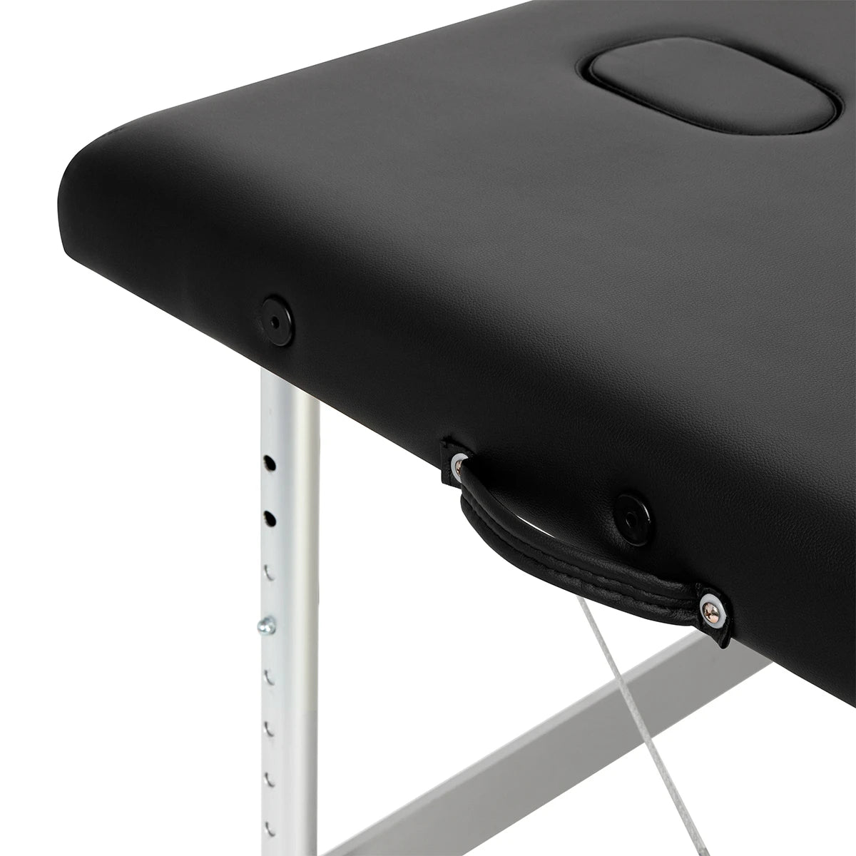 BALANCE aluminium folding massage table 3 segment black