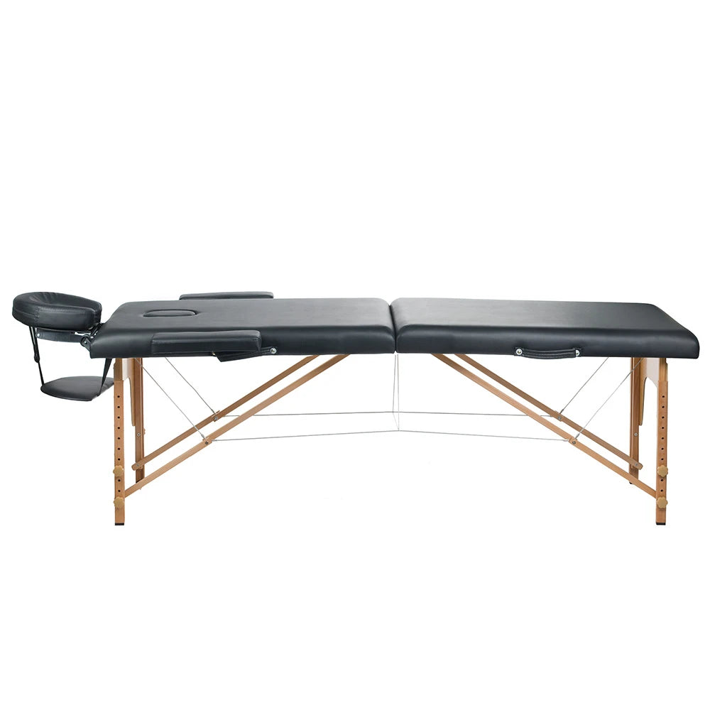 Hopfällbar massagebänk BeautySystem COMFORT 10, svart
