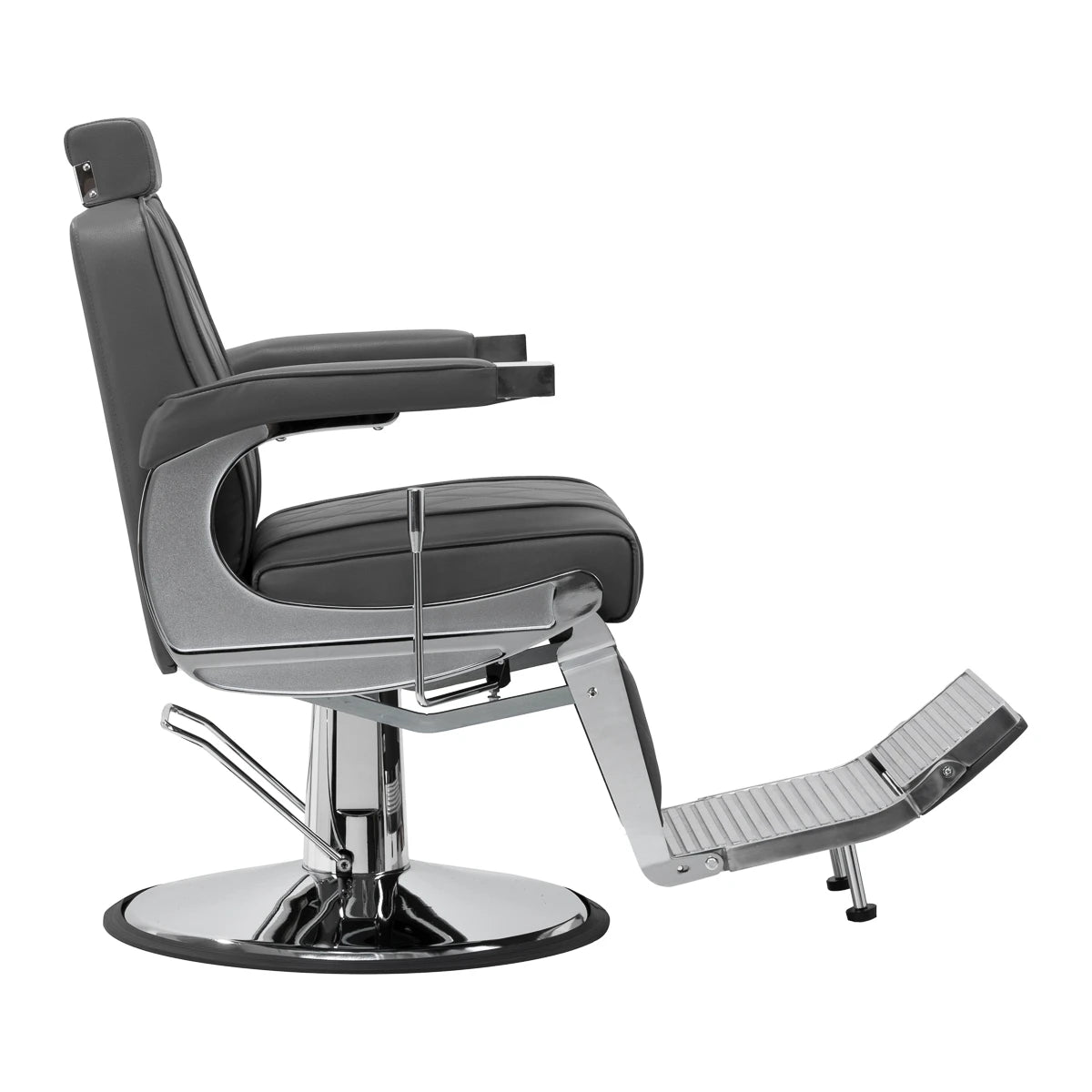 HAIR SYSTEM barberarstol BM88066, grå