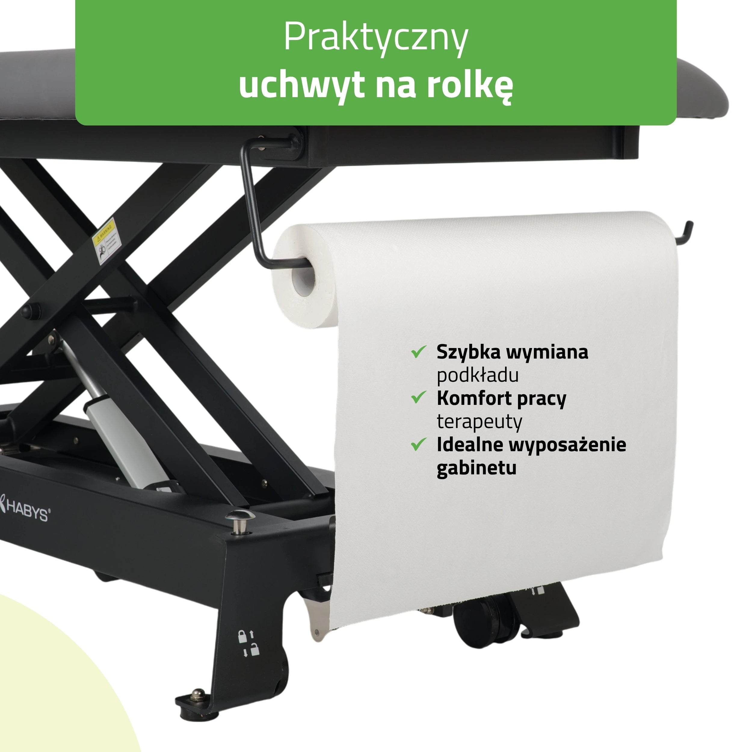 Evero Cross X4 ERGO therapy table, electric height adjustment with hand remote control, ERGO cushion, Touch Core k322 gray