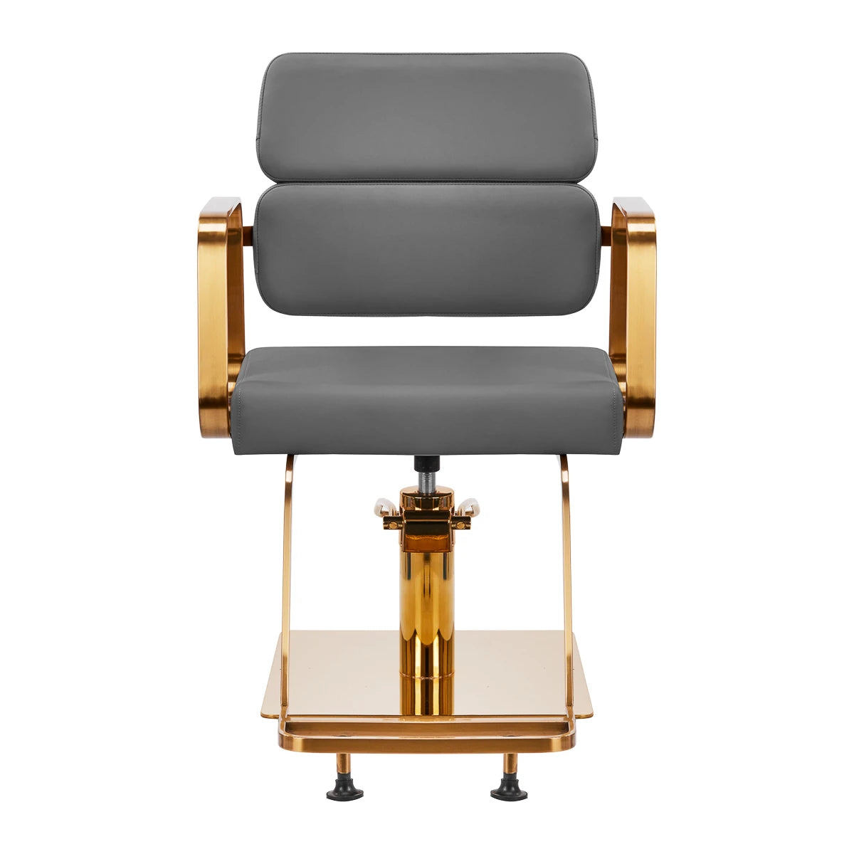 Hairdressing chair Gabbiano Porto golden-gray
