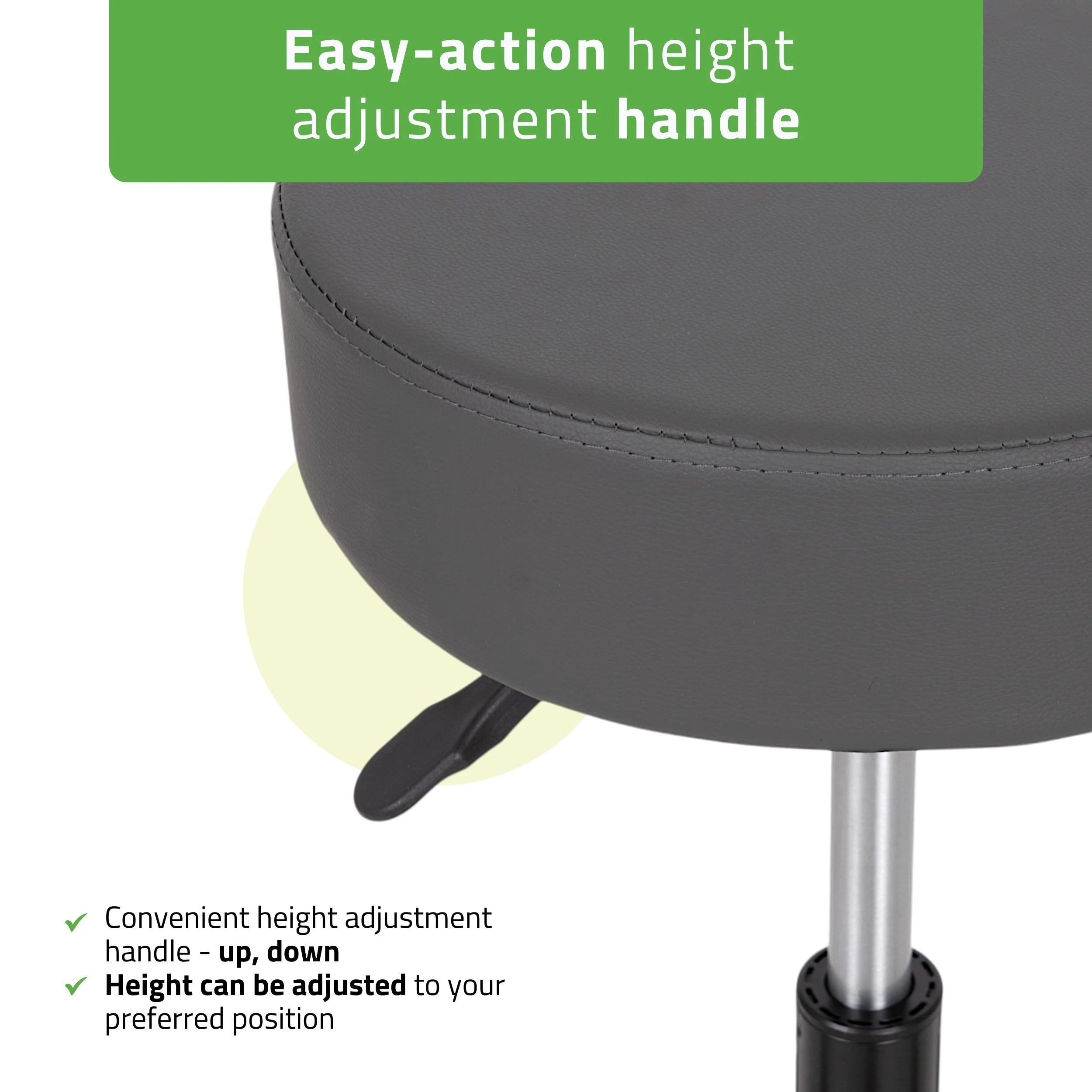 Stool TIMO, Comfy Base k521 grey
