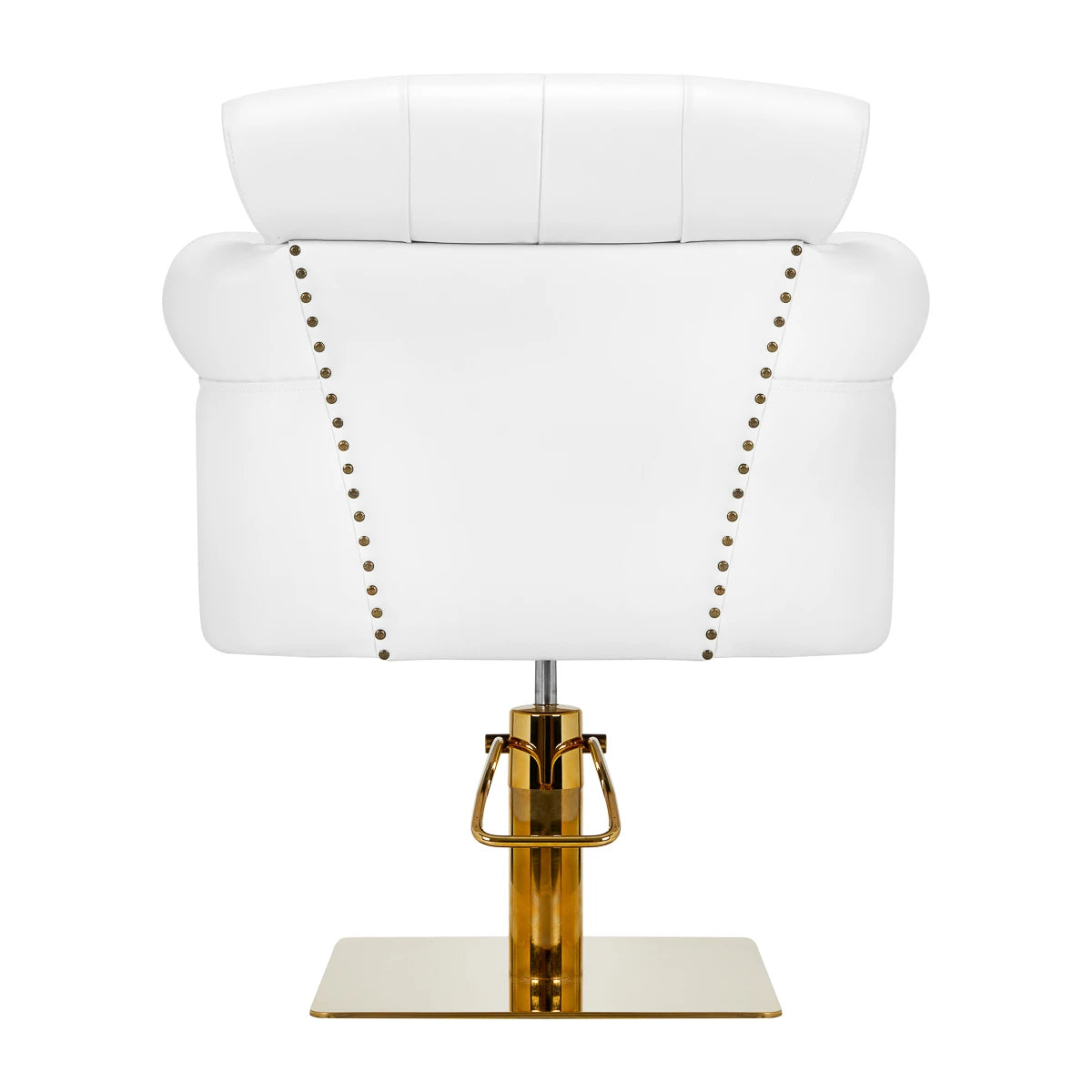 Hairdressing chair Gabbiano Berlin golden-white